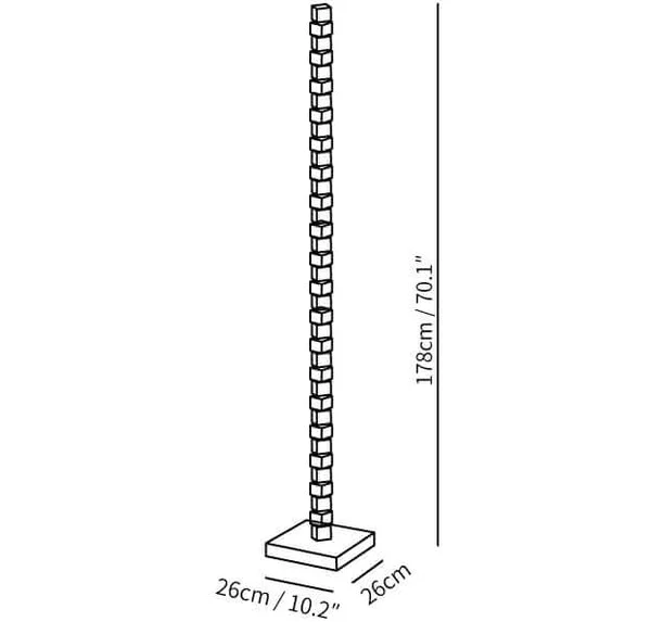 Ocean Flame Floor Lamp