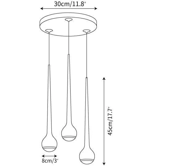 Falling Pendant Lamp