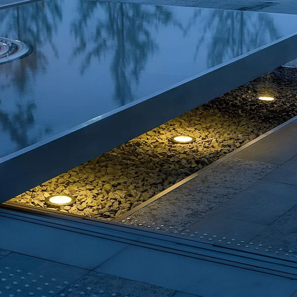 LED Outdoor Stairway Light Kit 16 Pc Weatherproof Recessed Deck and Step Lights-Homelova