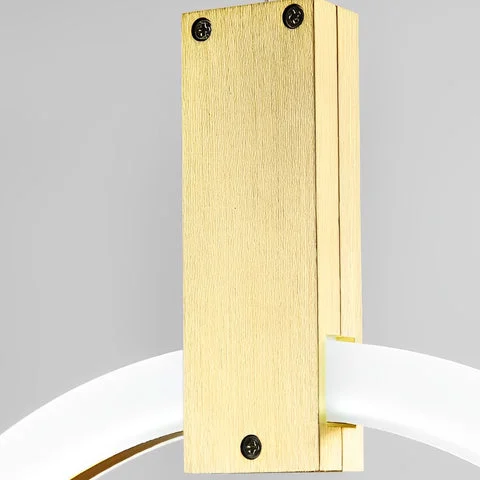 Minimalist Rings Dimmable LED Nordic Duplex Stair Chandelier - Dazuma