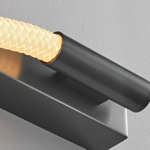 Dazuma Handwoven Ropes Flexible LED Modern Wall Lamp