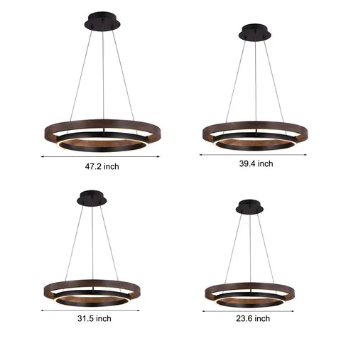 LED Black Modern Chandelier Lights - Dazuma