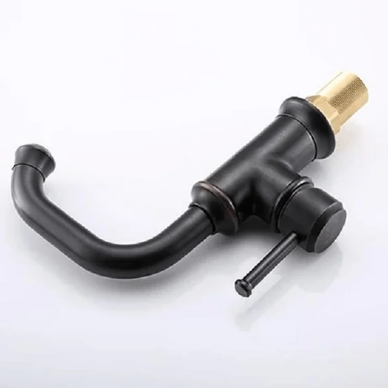 Anaia - Vintage Style Brass Bathroom Faucet-Homelova