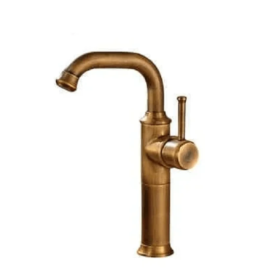 Anaia - Vintage Style Brass Bathroom Faucet-Homelova