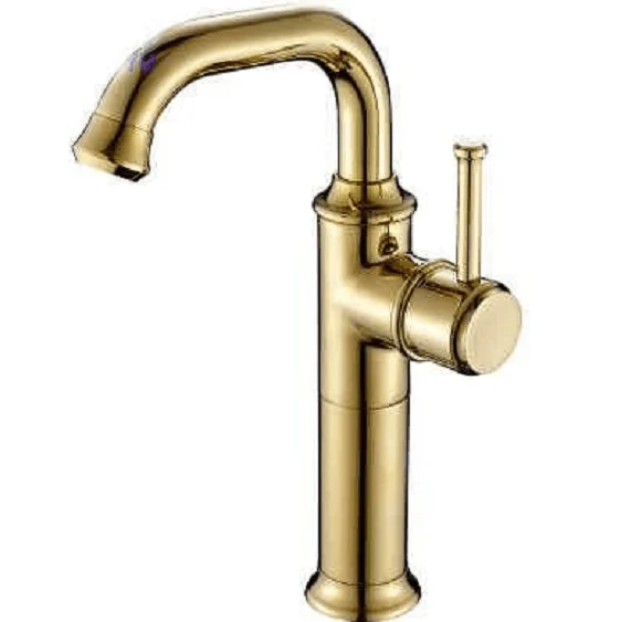 Anaia - Vintage Style Brass Bathroom Faucet-Homelova