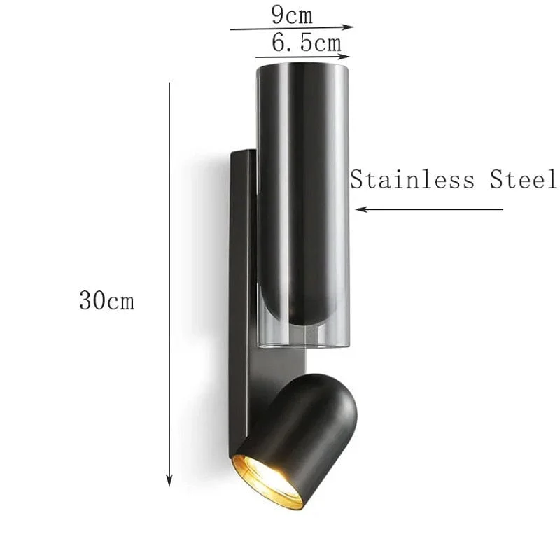 Archer - Modern Spotlights Stainless Steel LED Wall Lamp with Adjustable Angle-Homelova