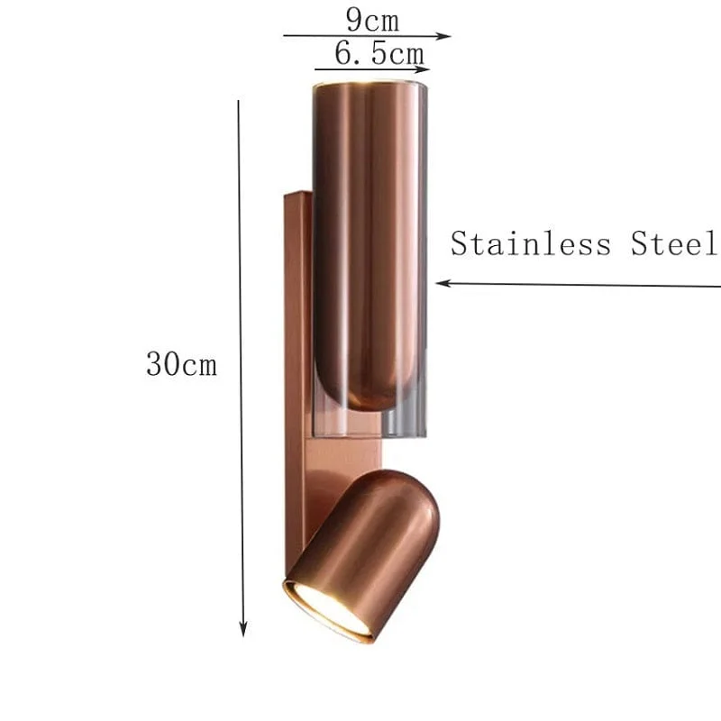 Archer - Modern Spotlights Stainless Steel LED Wall Lamp with Adjustable Angle-Homelova