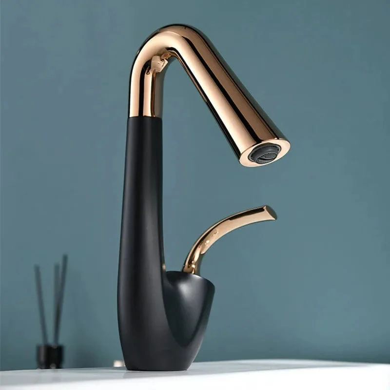 Avita - Single Lever Bathroom Sink Faucet with Rotation-Homelova
