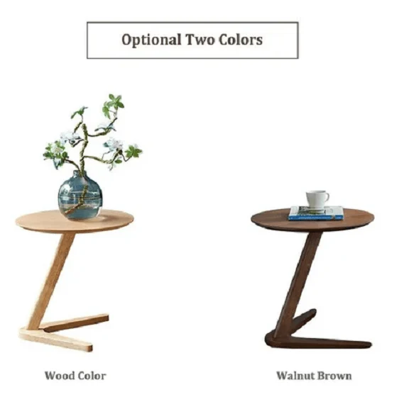 Claude - Vintage Wooden Round Coffee Table-Homelova