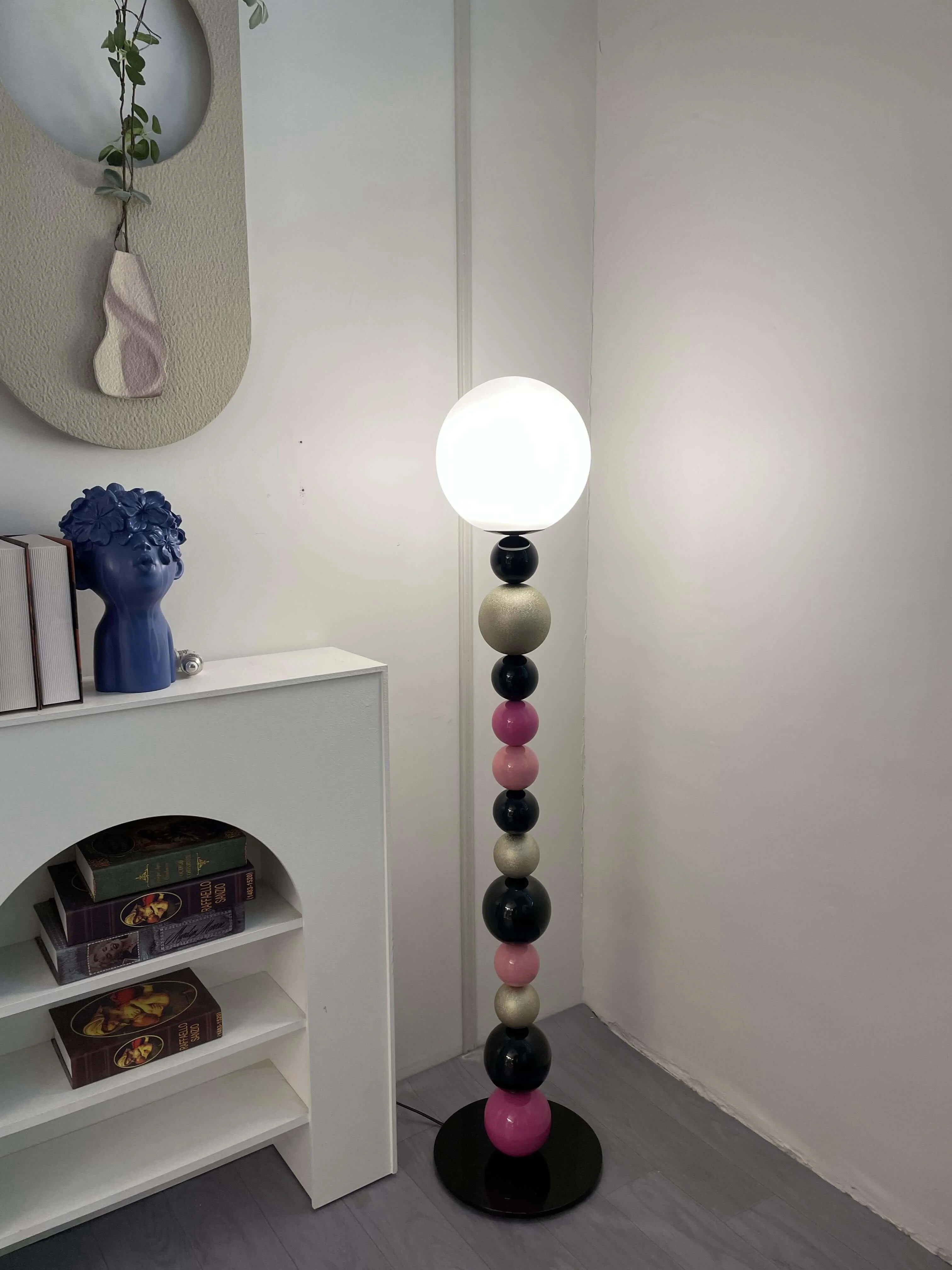 Colorful Round Ball Floor Lamp-Homelova