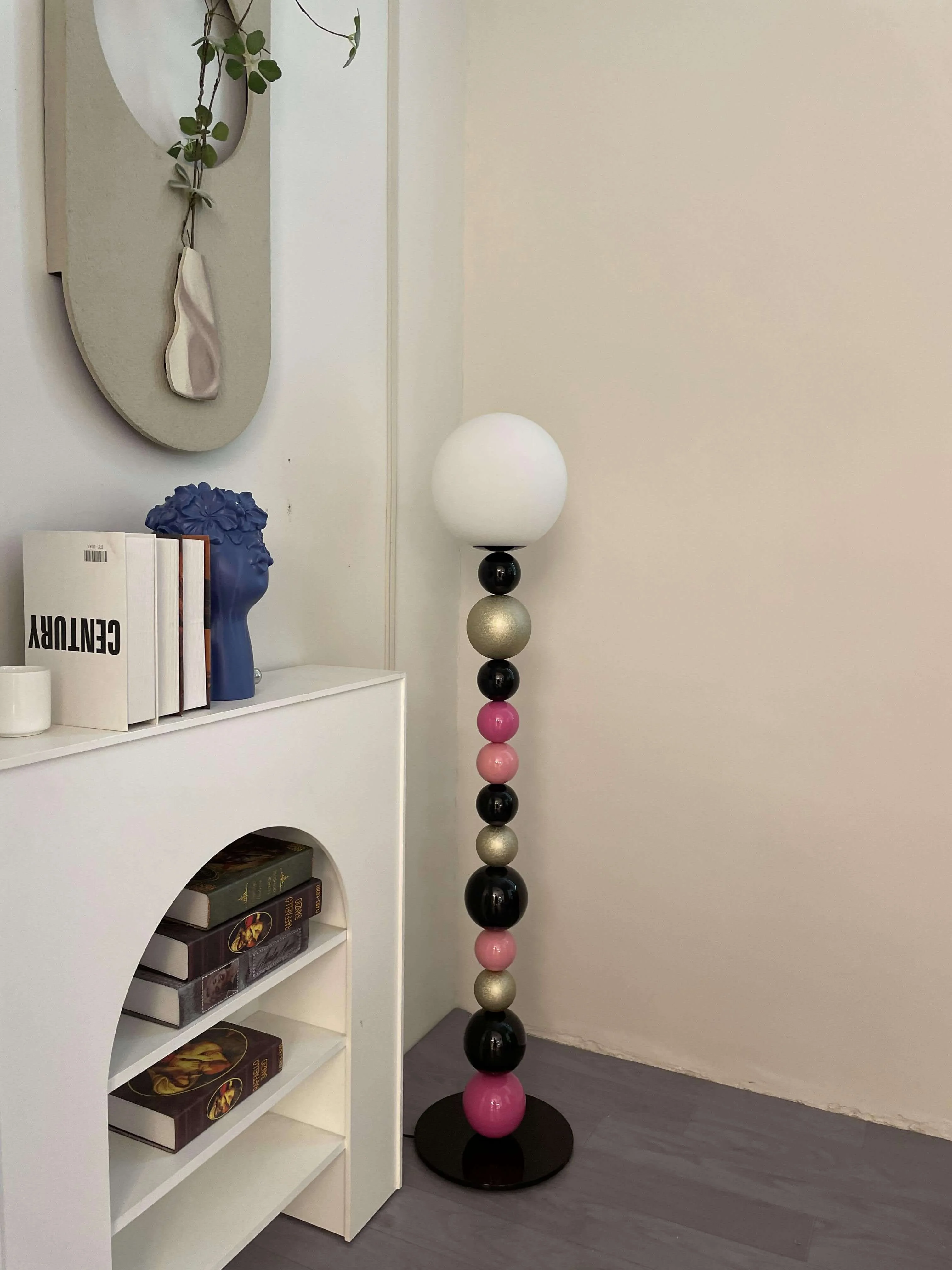 Colorful Round Ball Floor Lamp-Homelova
