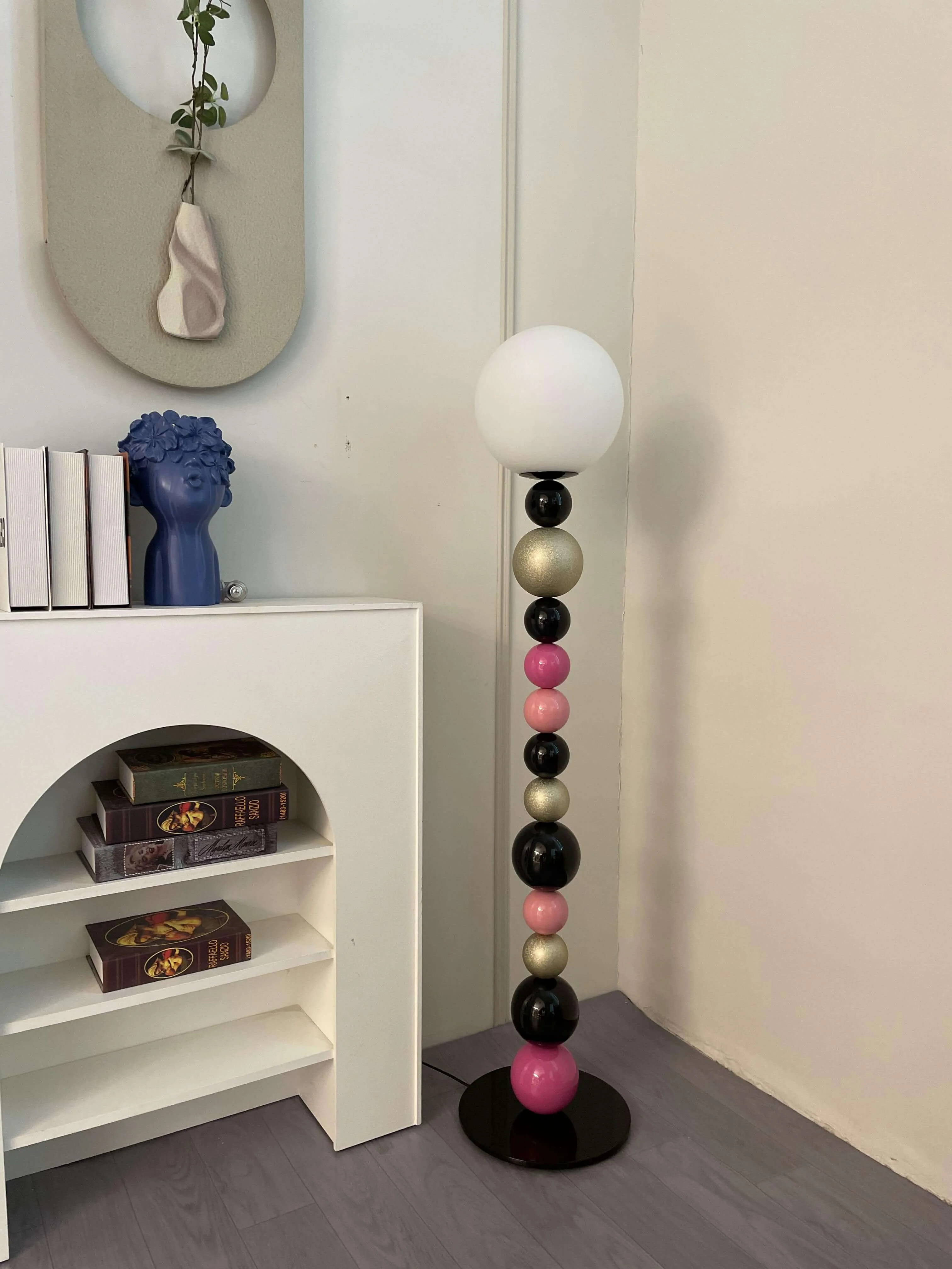 Colorful Round Ball Floor Lamp-Homelova