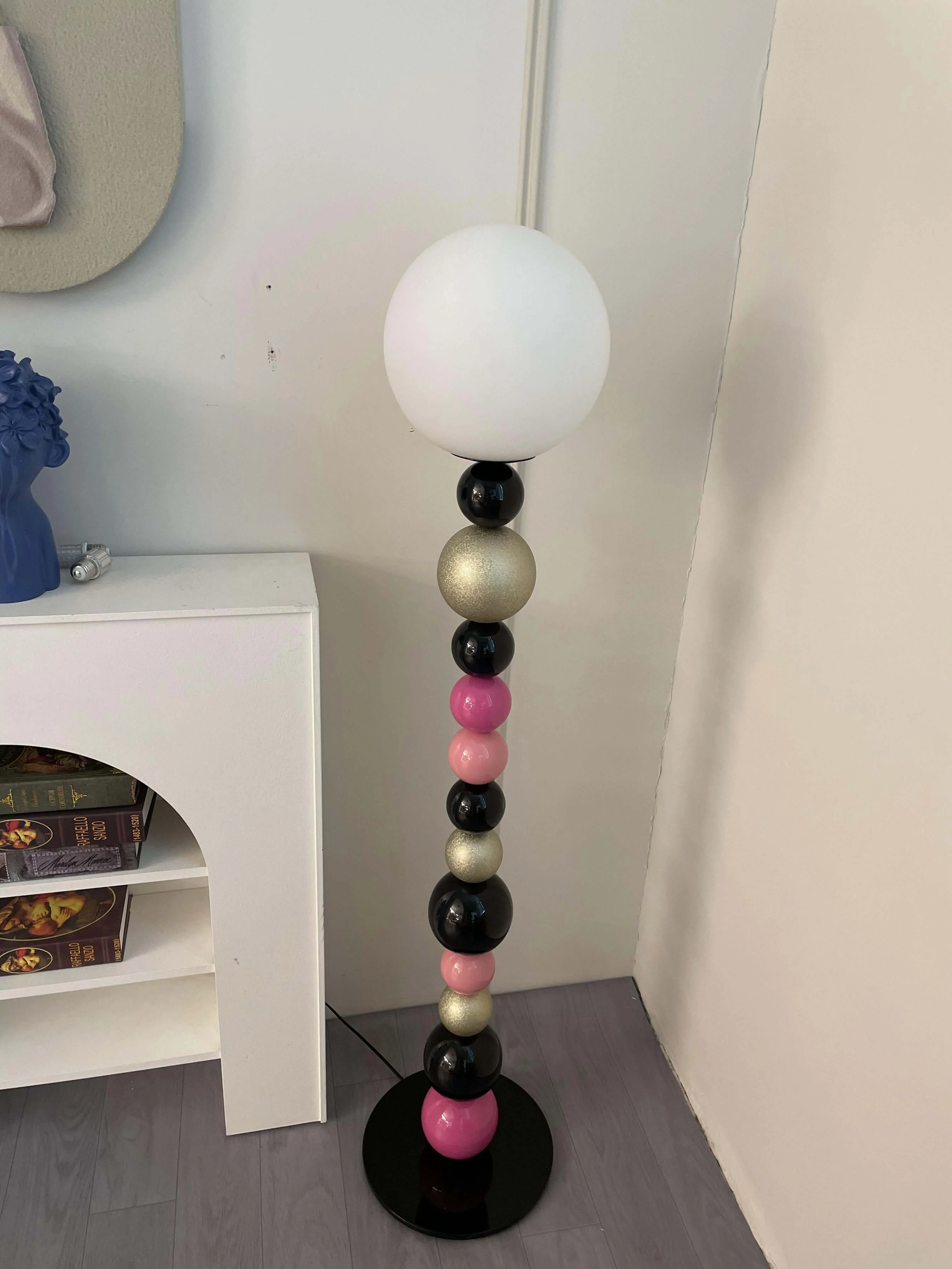 Colorful Round Ball Floor Lamp-Homelova