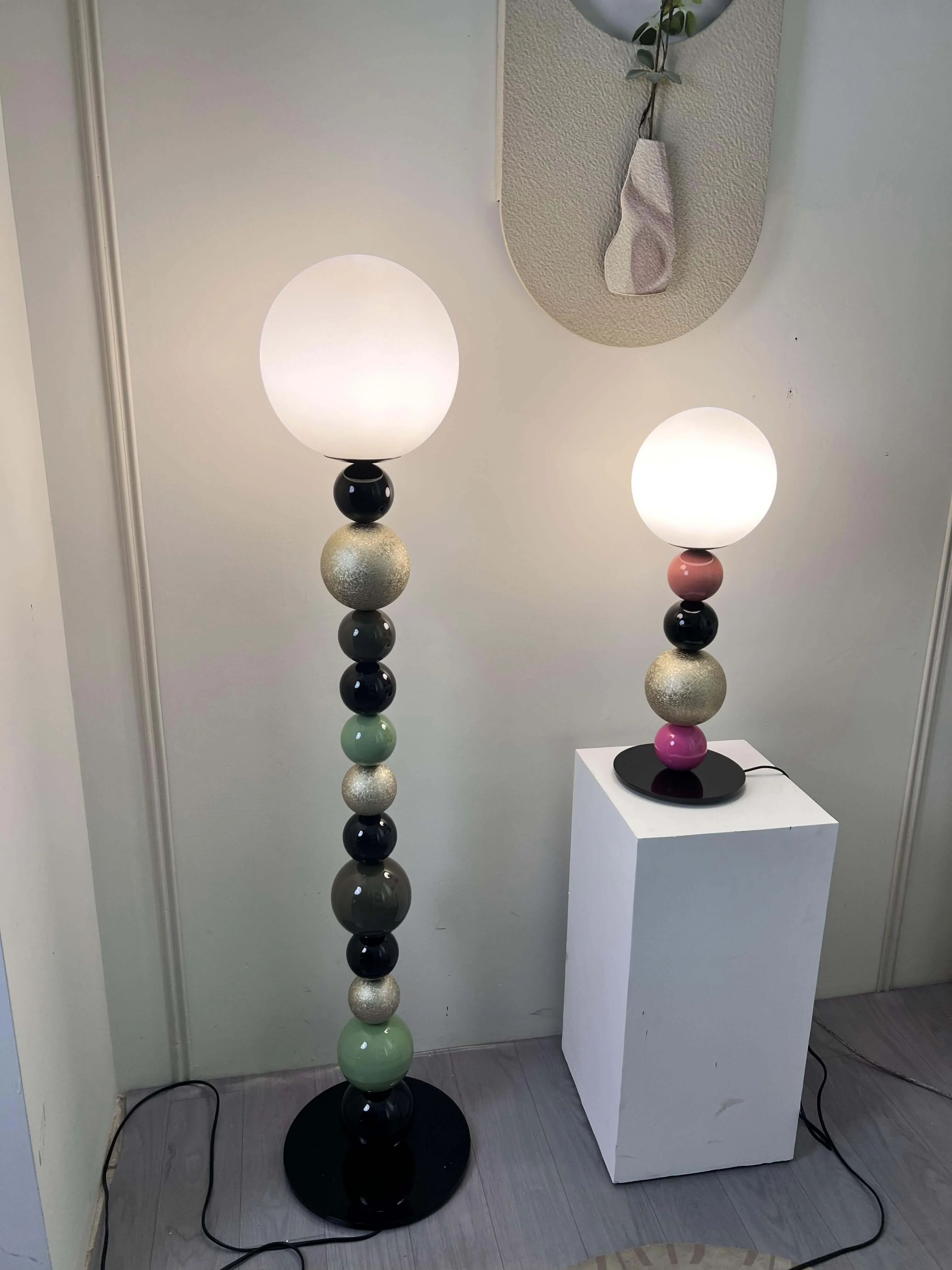 Colorful Round Ball Floor Lamp-Homelova