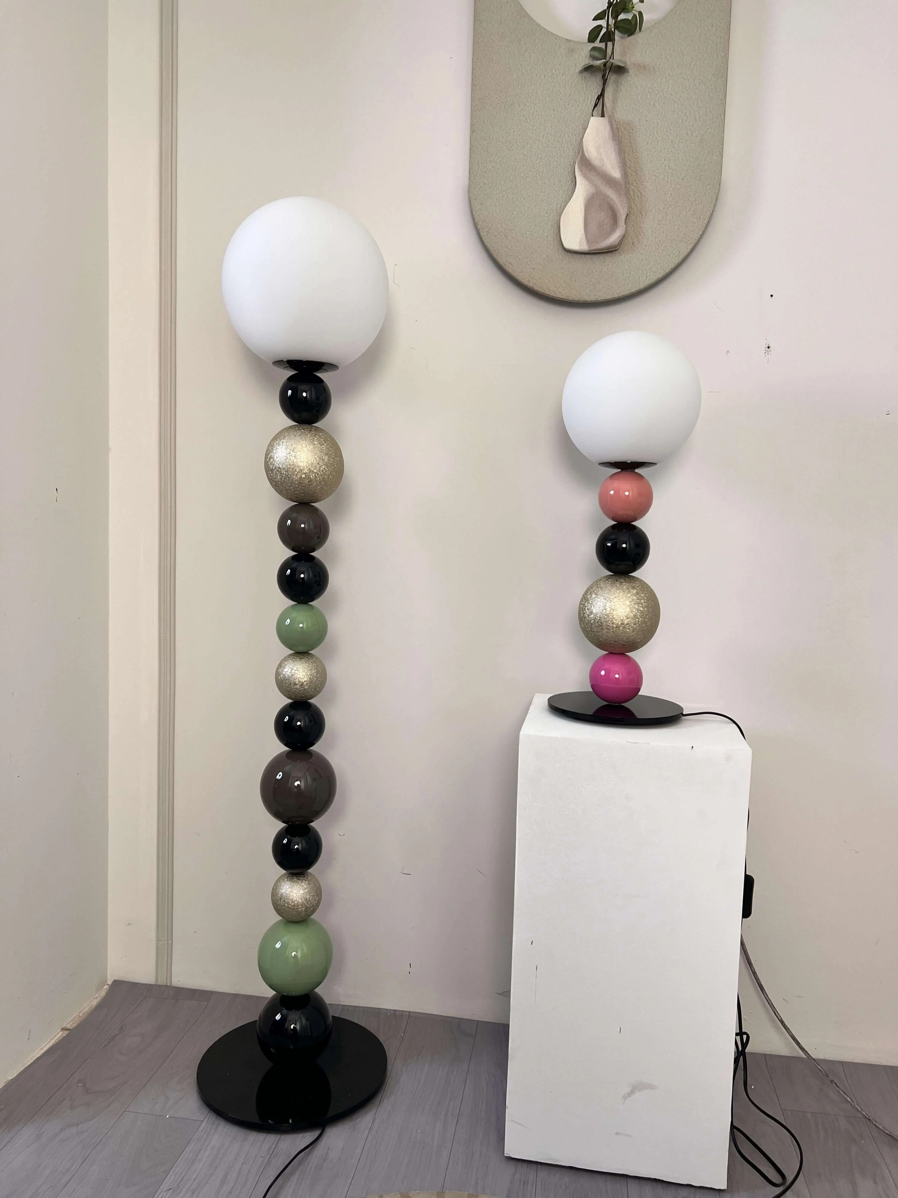 Colorful Round Ball Floor Lamp-Homelova