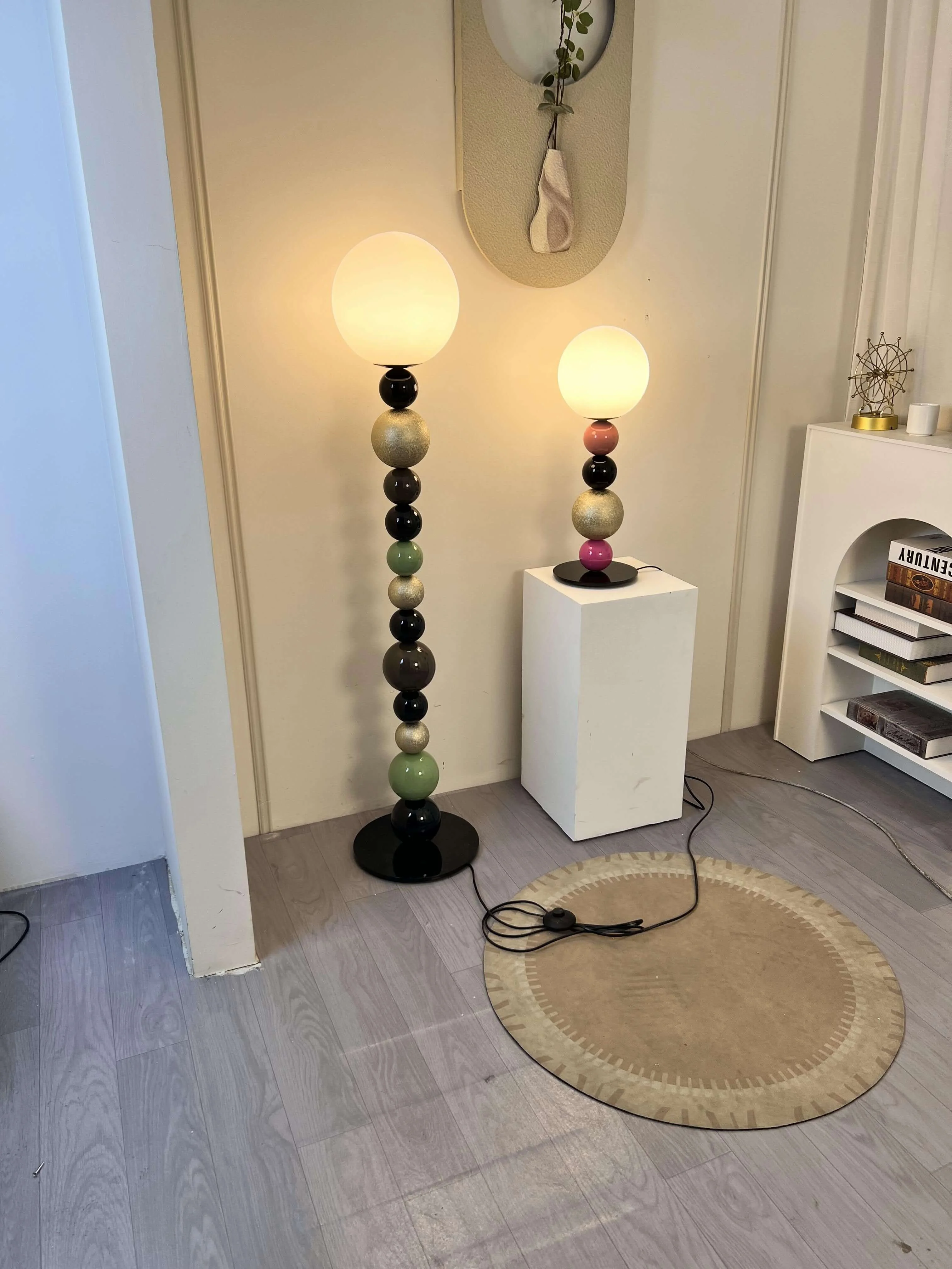 Colorful Round Ball Floor Lamp-Homelova