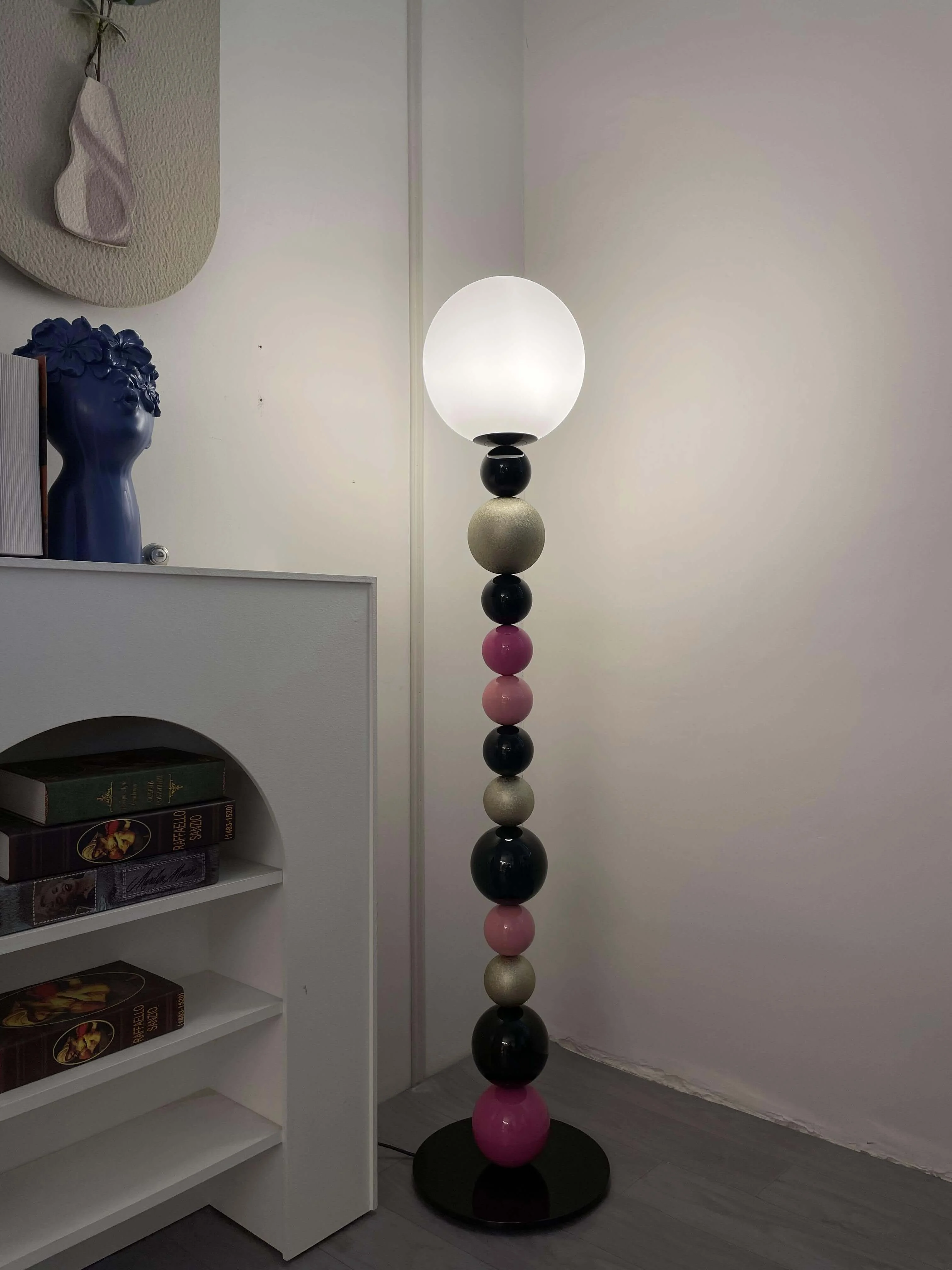 Colorful Round Ball Floor Lamp-Homelova