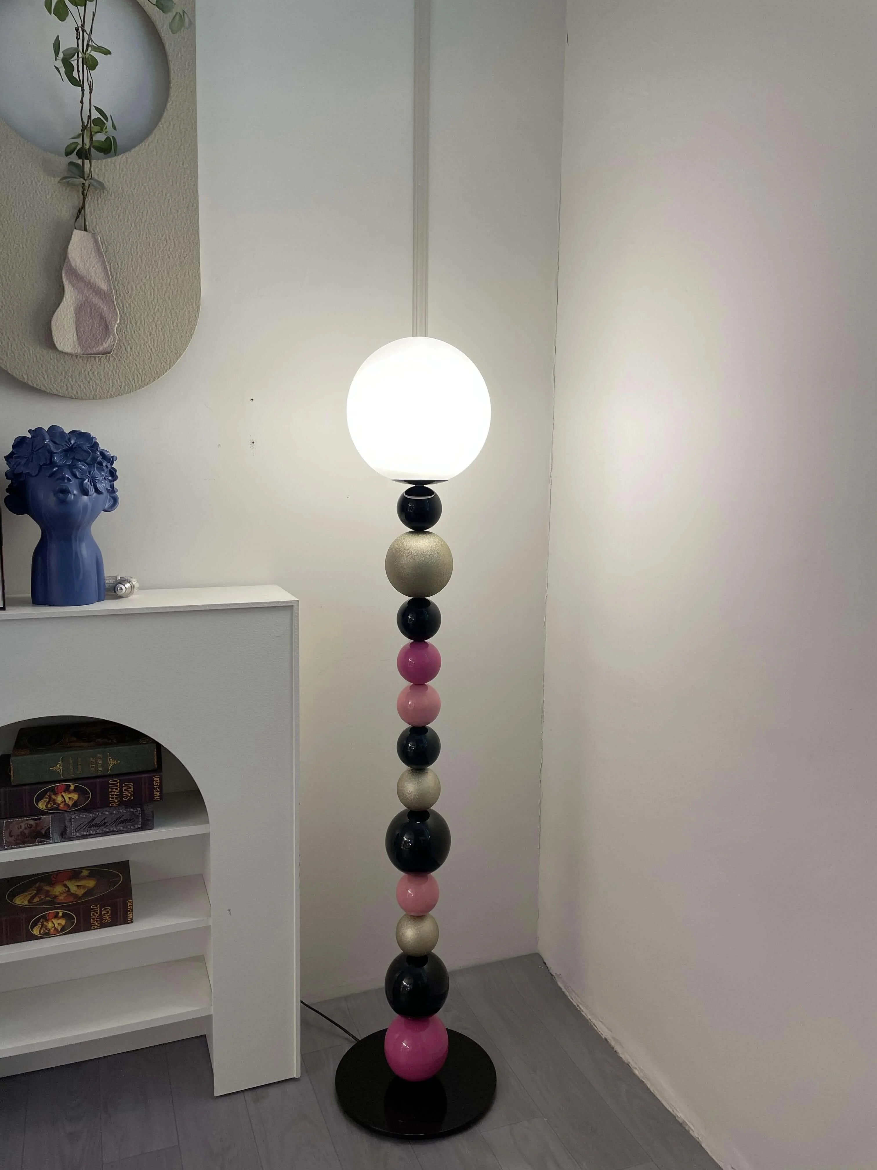 Colorful Round Ball Floor Lamp-Homelova