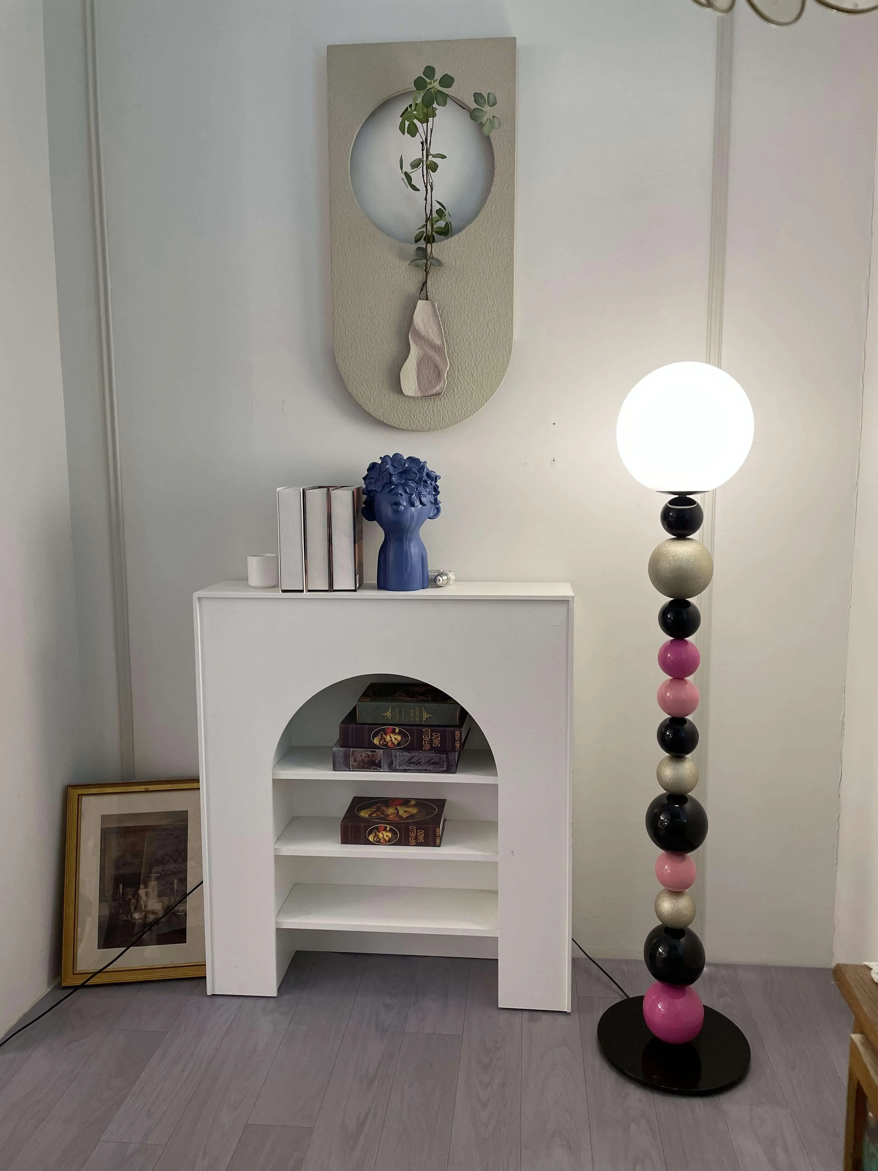 Colorful Round Ball Floor Lamp-Homelova
