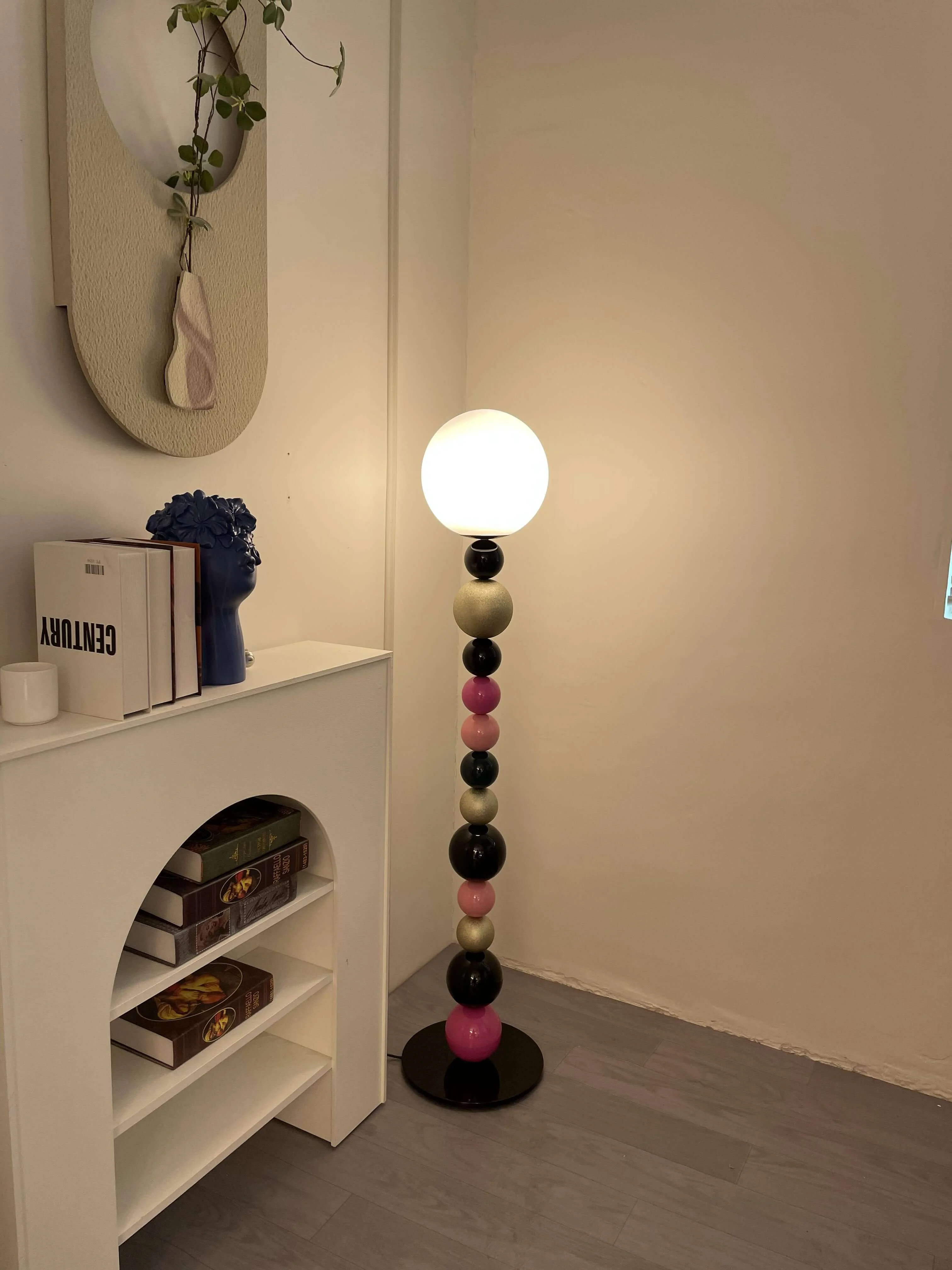 Colorful Round Ball Floor Lamp-Homelova