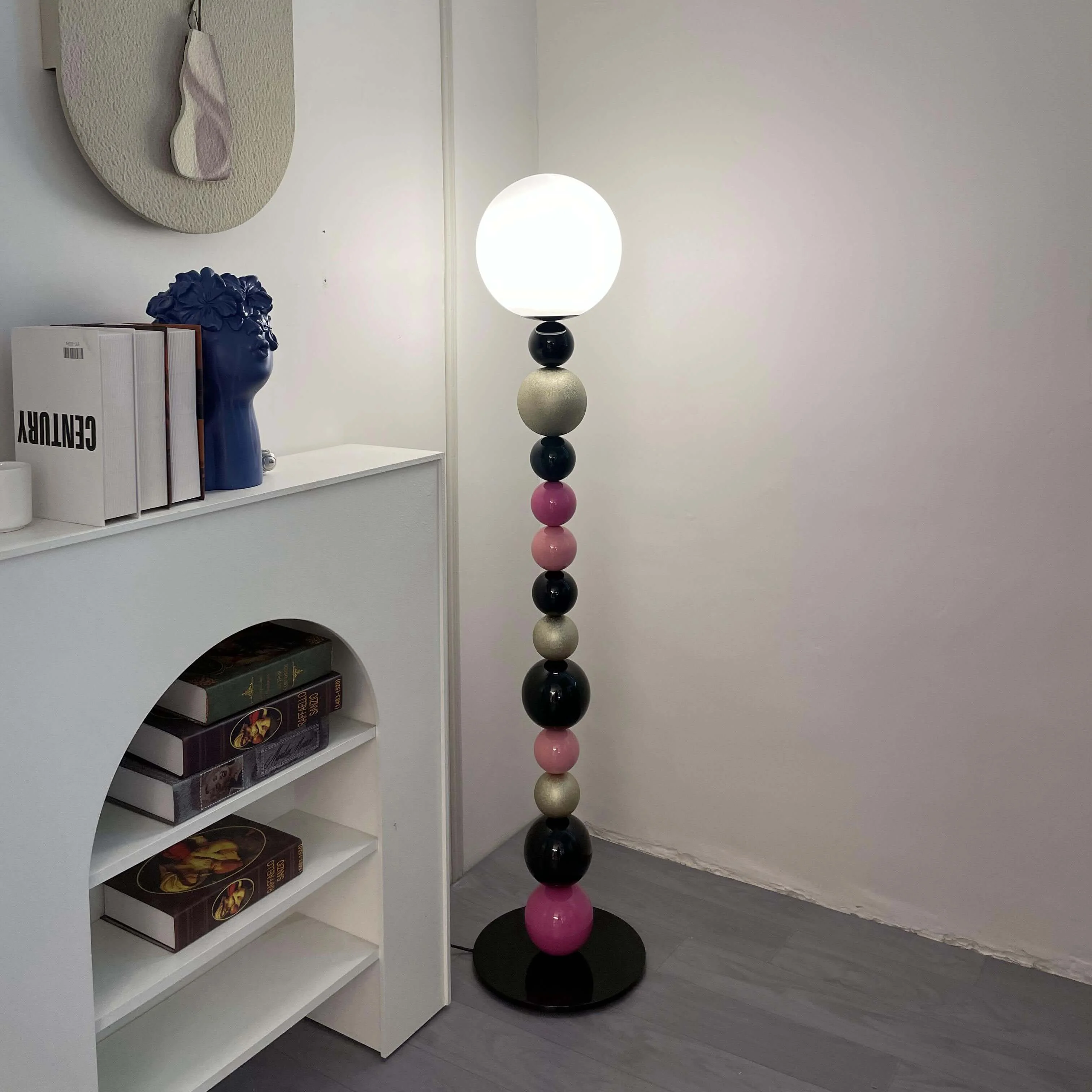 Colorful Round Ball Floor Lamp-Homelova