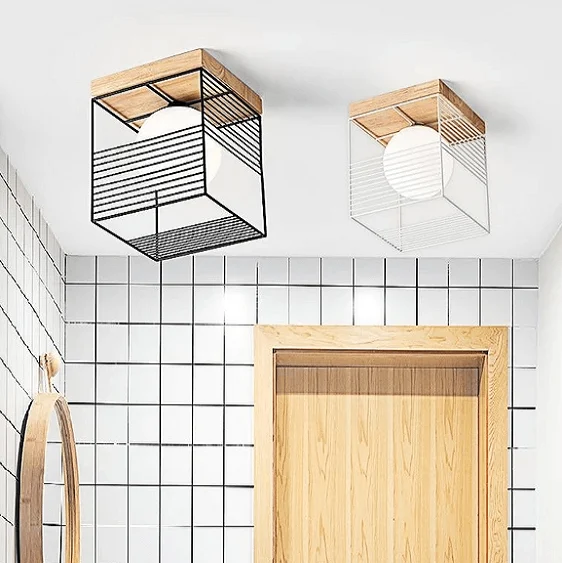 Escher - Vintage Cage Ceiling Lights-Homelova