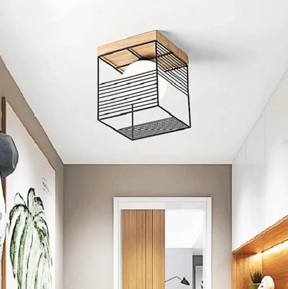 Escher - Vintage Cage Ceiling Lights-Homelova