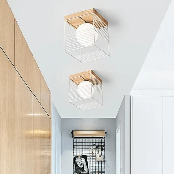 Escher - Vintage Cage Ceiling Lights-Homelova