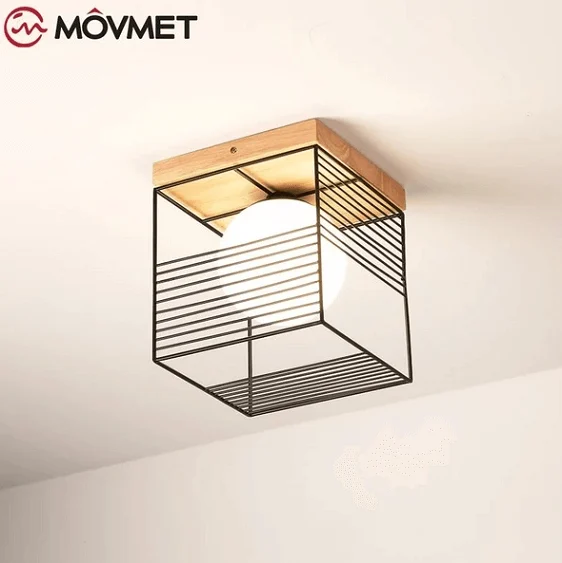 Escher - Vintage Cage Ceiling Lights-Homelova