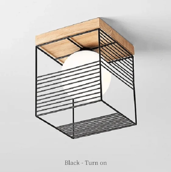 Escher - Vintage Cage Ceiling Lights-Homelova