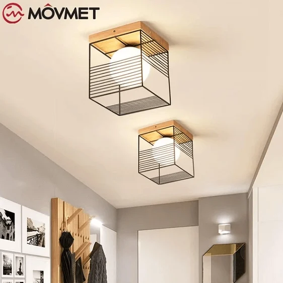 Escher - Vintage Cage Ceiling Lights-Homelova