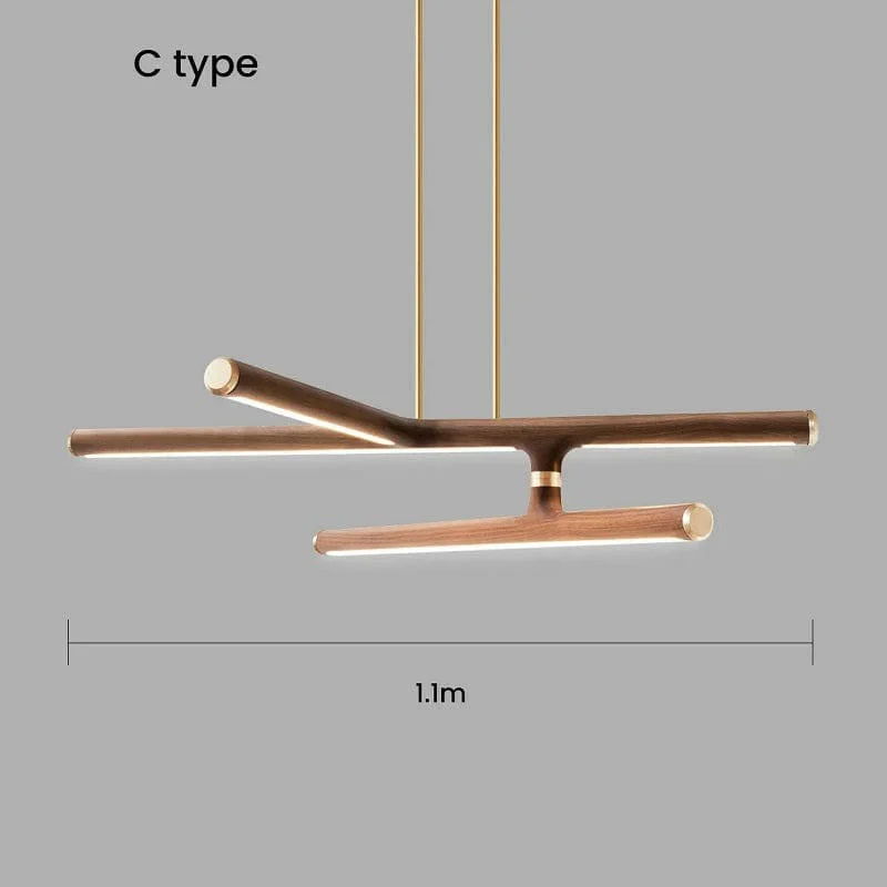 Garth - Vintage Wooden Chandelier-Homelova