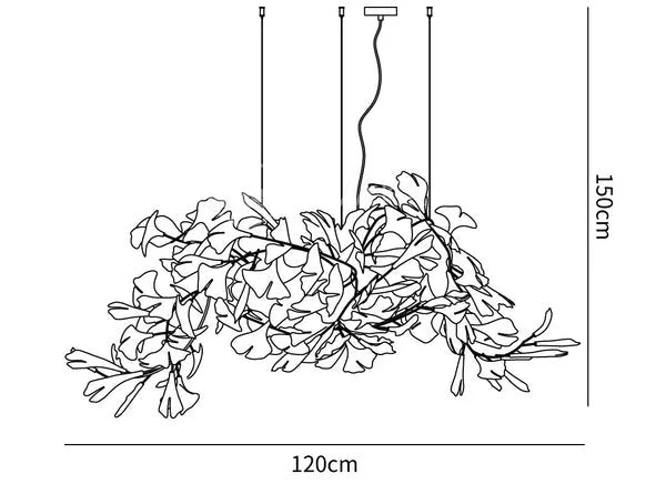 Gingko Chandelier G