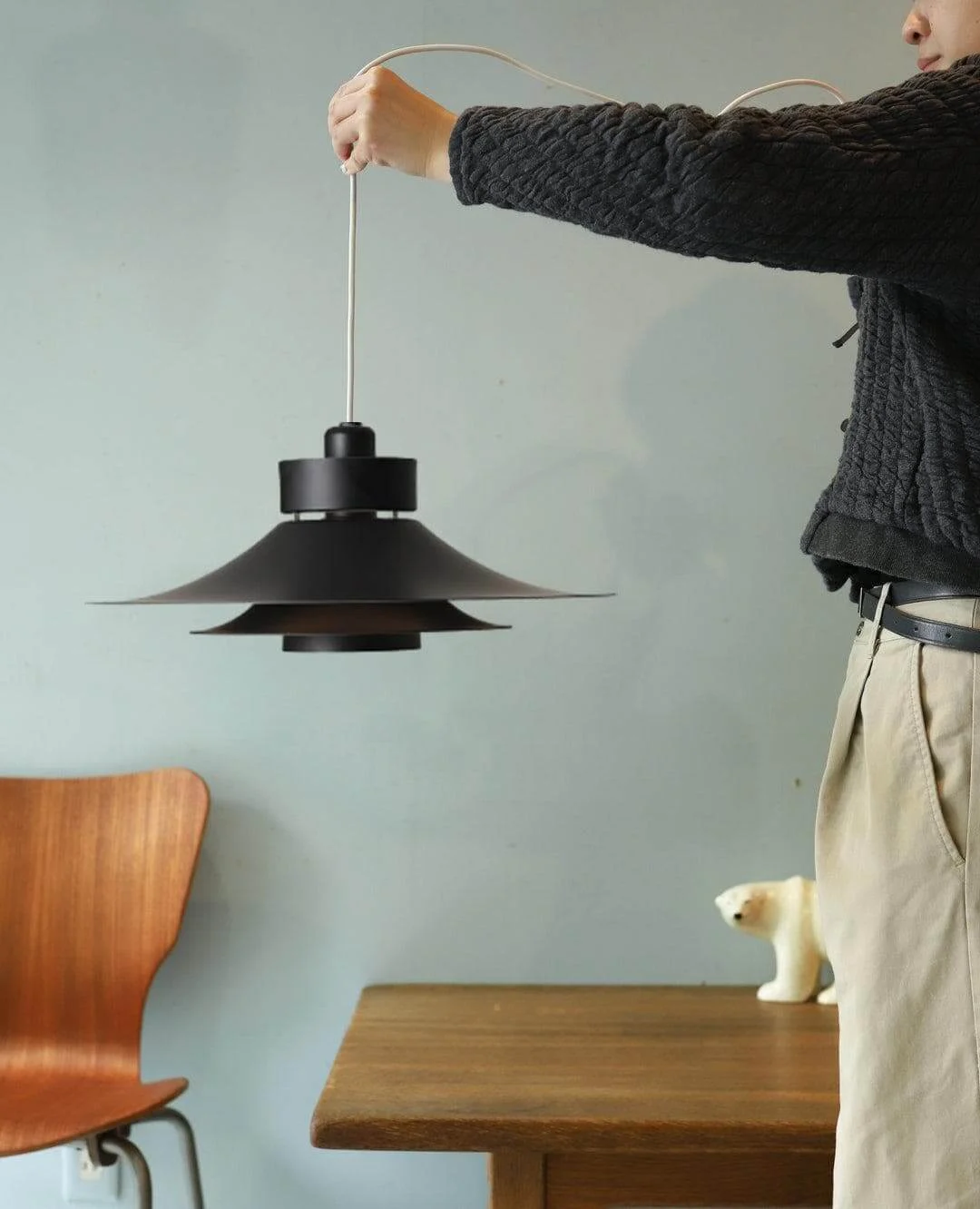 E.S. Horn type 755 Pendant Light-Homelova