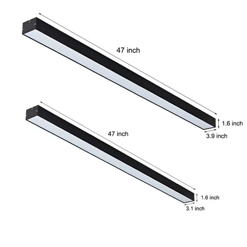 Dazuma Rectangle Strip LED Modern Recessed Ceiling Lights