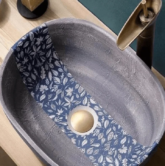 Laila - Vintage Antique Cement Wash Basin-Homelova