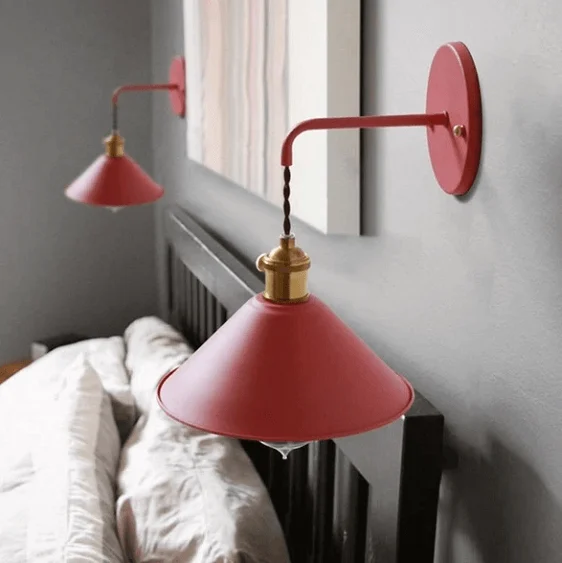 Linus - Vintage Plated Wall Lamp-Homelova