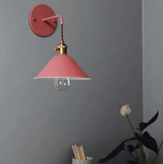 Linus - Vintage Plated Wall Lamp-Homelova
