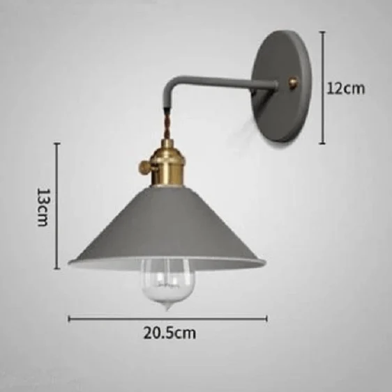 Linus - Vintage Plated Wall Lamp-Homelova