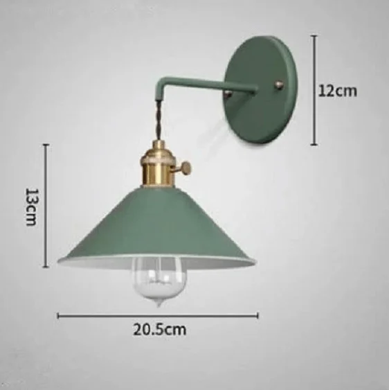 Linus - Vintage Plated Wall Lamp-Homelova