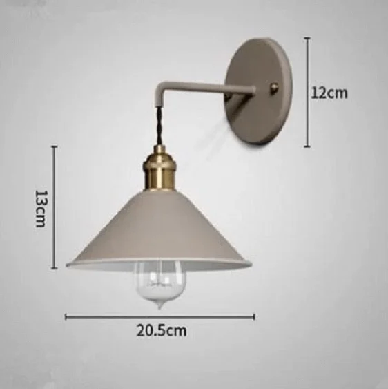 Linus - Vintage Plated Wall Lamp-Homelova