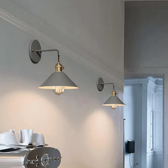 Linus - Vintage Plated Wall Lamp-Homelova