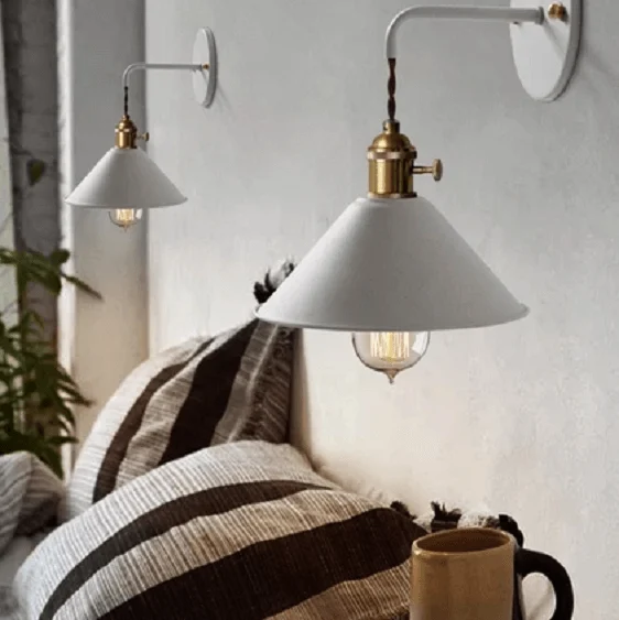 Linus - Vintage Plated Wall Lamp-Homelova