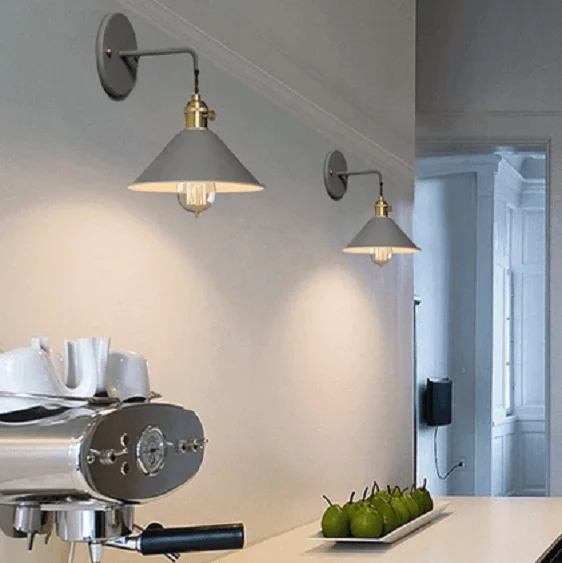 Linus - Vintage Plated Wall Lamp-Homelova