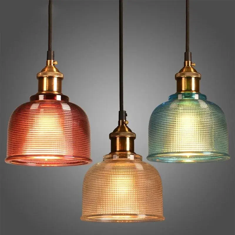 Osi Colored Glass Pendant Light-Homelova