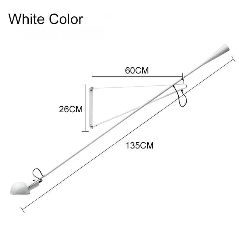Rizzatto - Wall Lamp with Swing Arm and Adjustable Scottish Style-Homelova