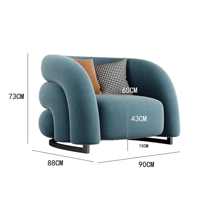 Theo - Lumbar Support Design Living Room Chairs Bedroom Nordic-Homelova