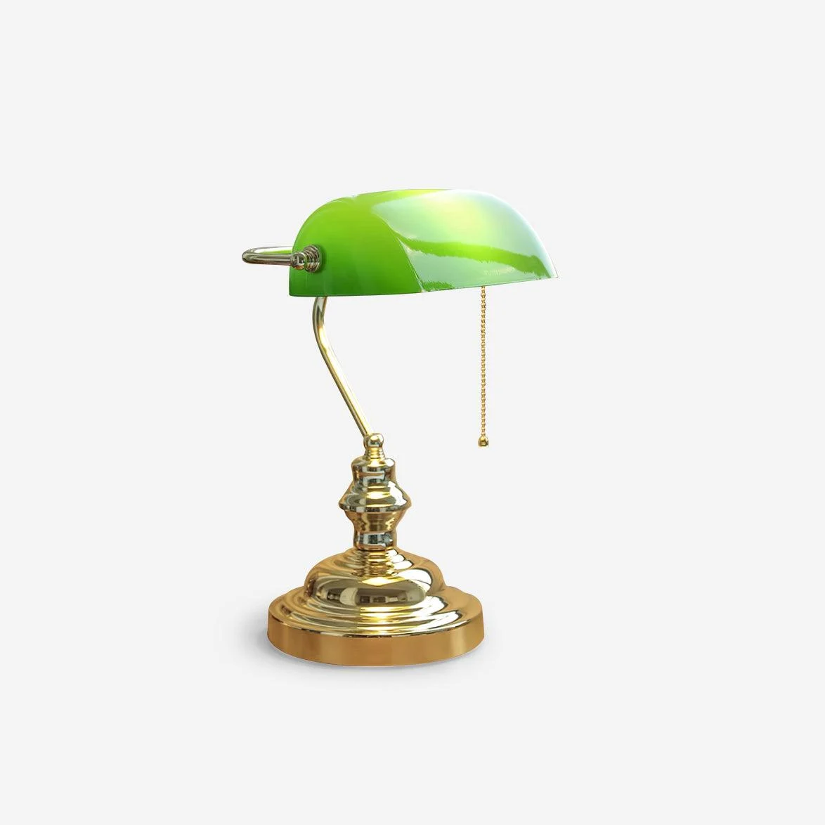 Vintage Bankers Table Lamp-Homelova