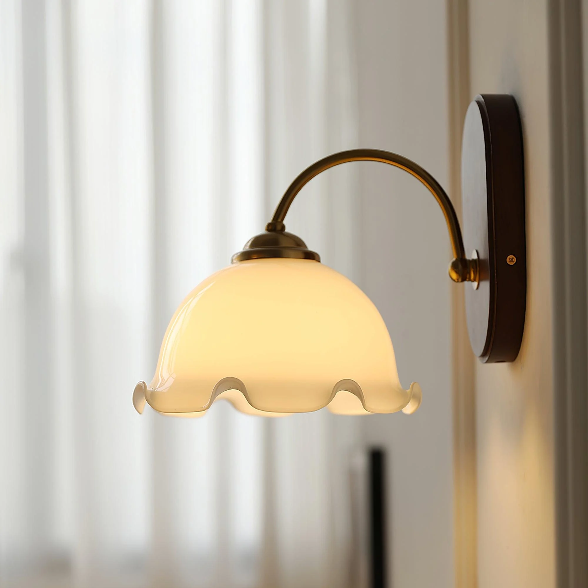 Vintage Flower Wall Lamp-Homelova