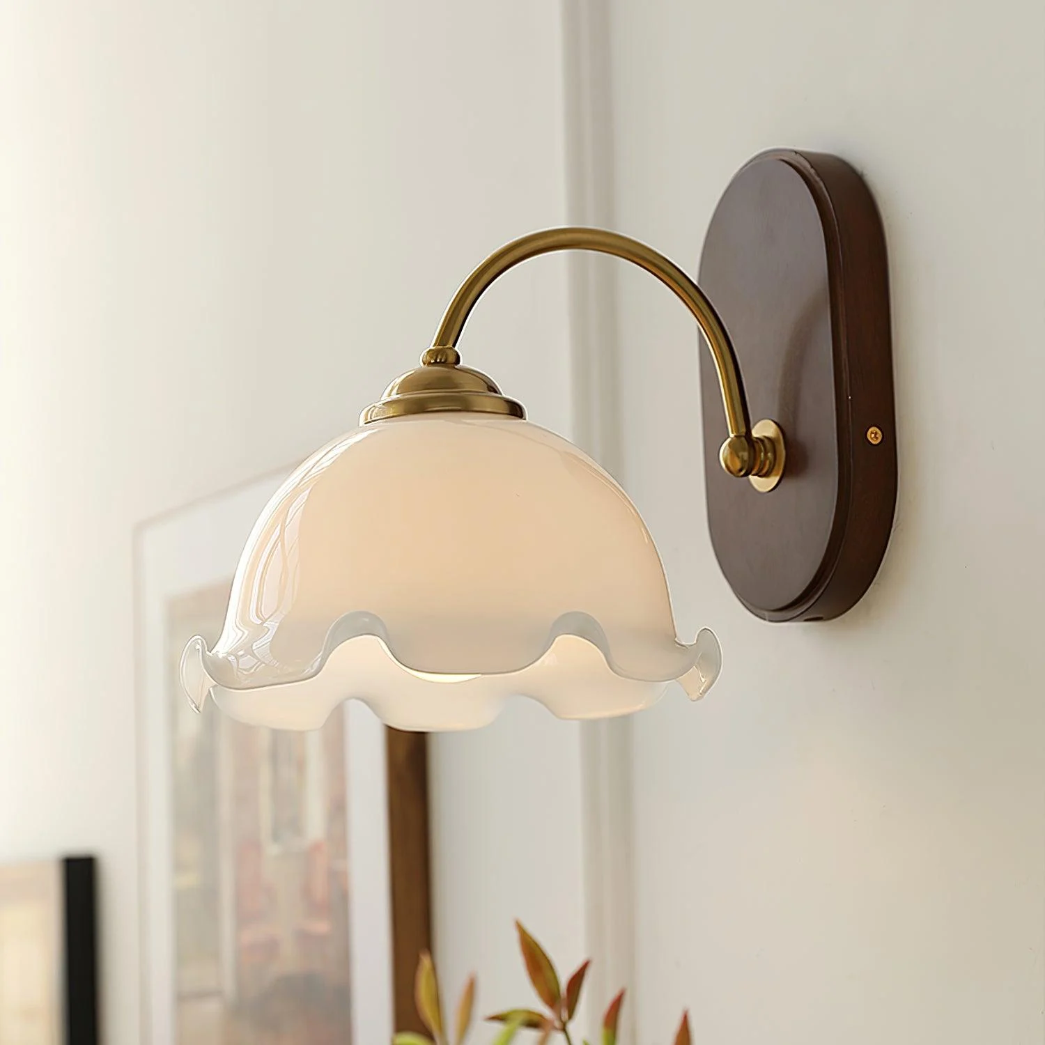 Vintage Flower Wall Lamp-Homelova